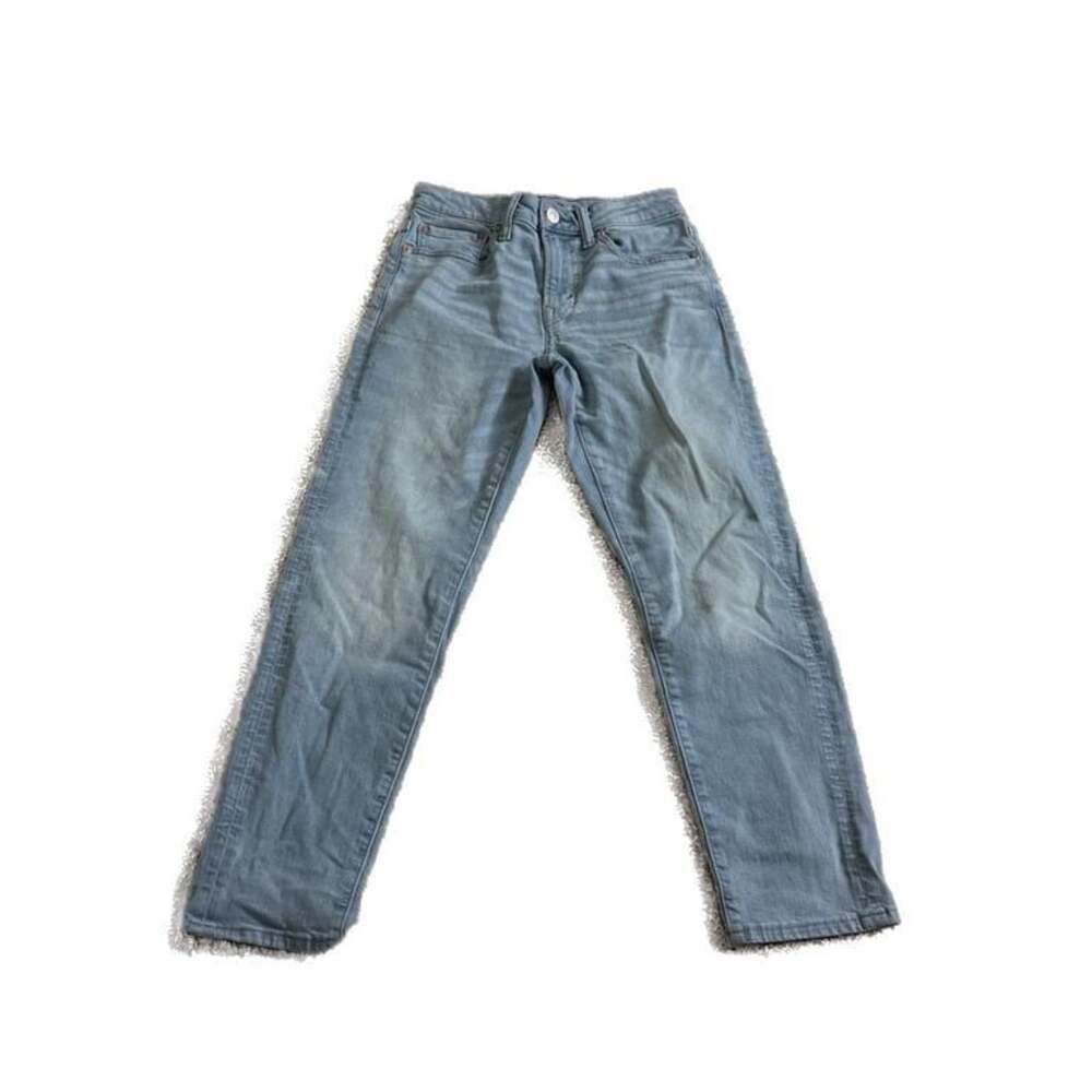 american eagle light washed jeans size: 26x28